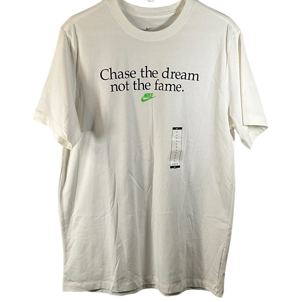 Nike White Graphic Men's T-Shirt